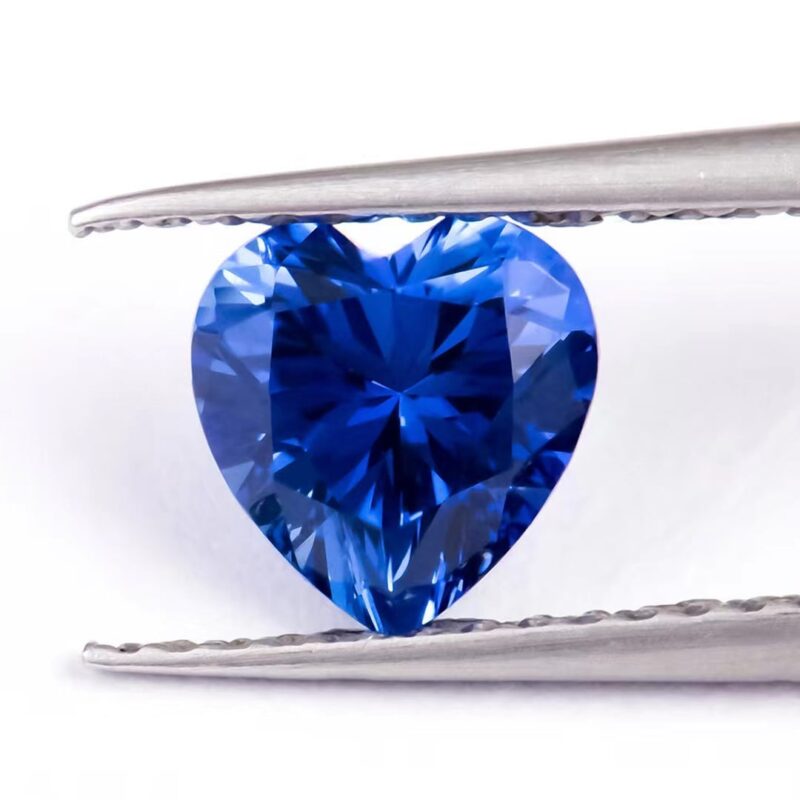 Blue Heart Lab Grown Diamond