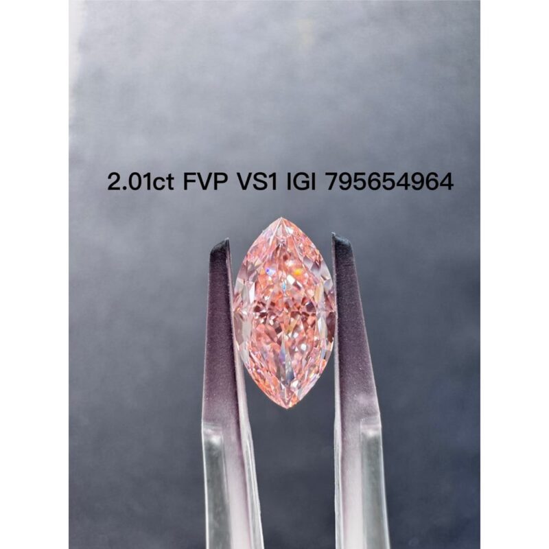 Pink Marquise Lab Grown Diamond