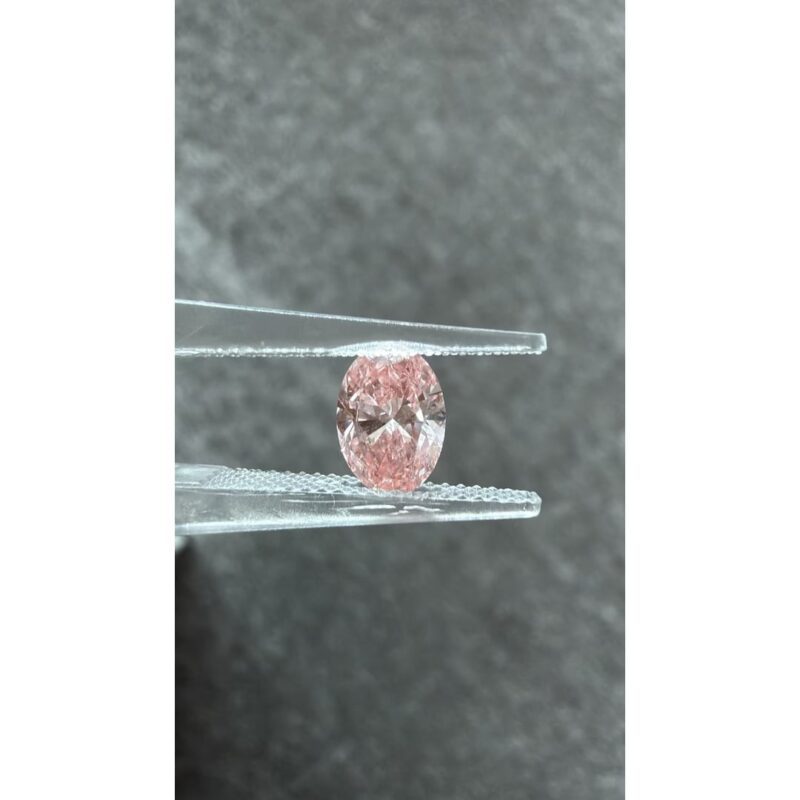 Pink Oval Lab Grown Diamond