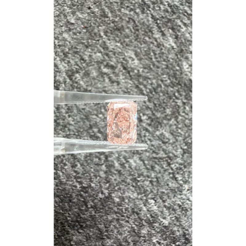 Pink Radiant Lab Grown Diamond