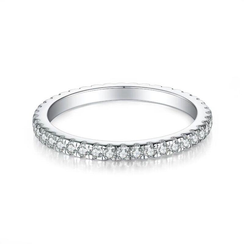 S925 Sterling Silver Eternity Band Ring