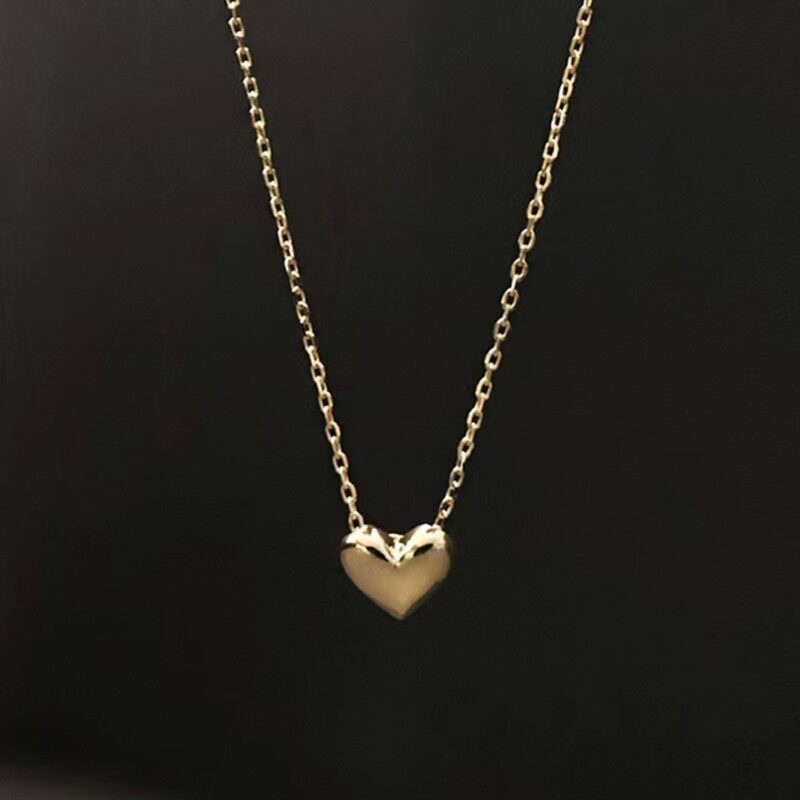 S925 Sterling Silver Heart Necklace