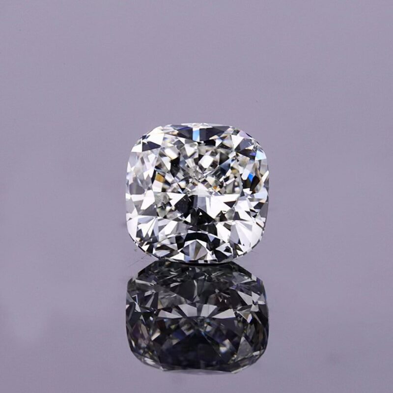 White Cushion Lab Grown Diamond