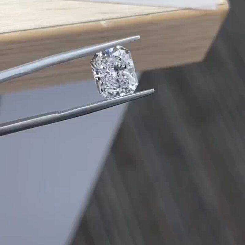 White Radiant Lab Grown Diamond
