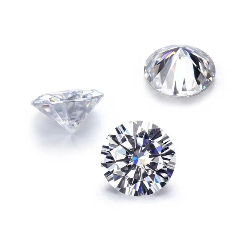 White Round Lab Grown Diamond